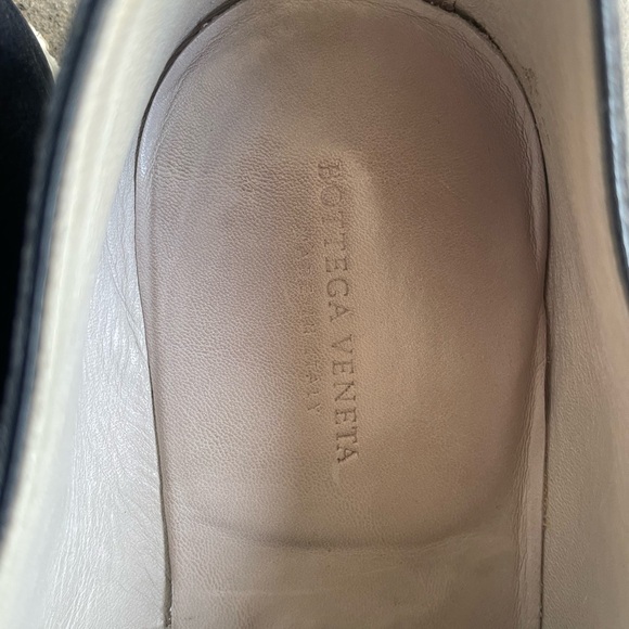 Bottega Venetta men’s tie, suede shoes, navy blue size 44 - Picture 2 of 9